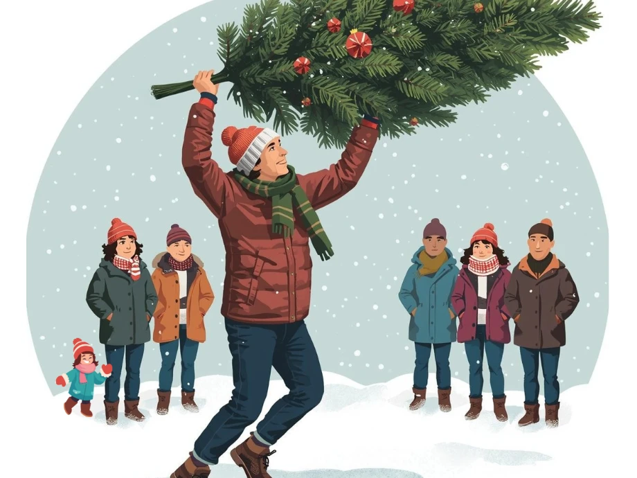 Tannenbaumwerfen 2026 (20 x 8 5 cm)