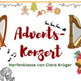 Adventskonzert Harfenklasse Krueger