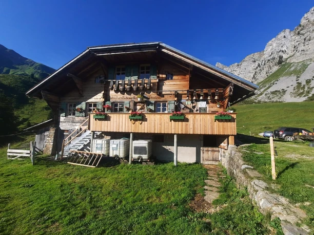 Berghaus Grimmi neuer Balkon