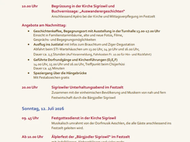 SigriswilerHeimattageProgramm