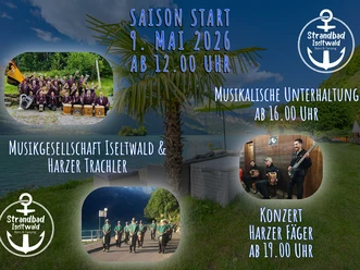Saison Start 2026 Strandbad Iseltwald