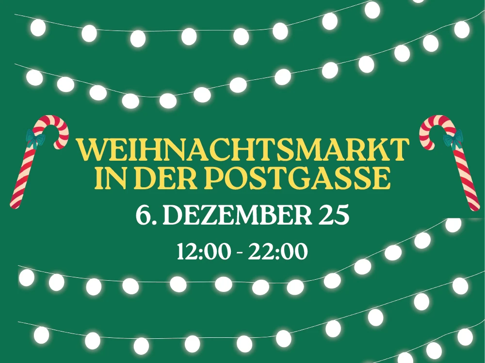 Weihnachtsmarkt Postgasse Interlaken