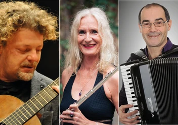 Alessio Nebiolo, Gitarre - Erika Lafosse, Querflöte - Paolo D'Angelo, Akkordeon