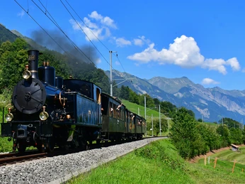 Unser Lok 208 ist schnell unterwegs!