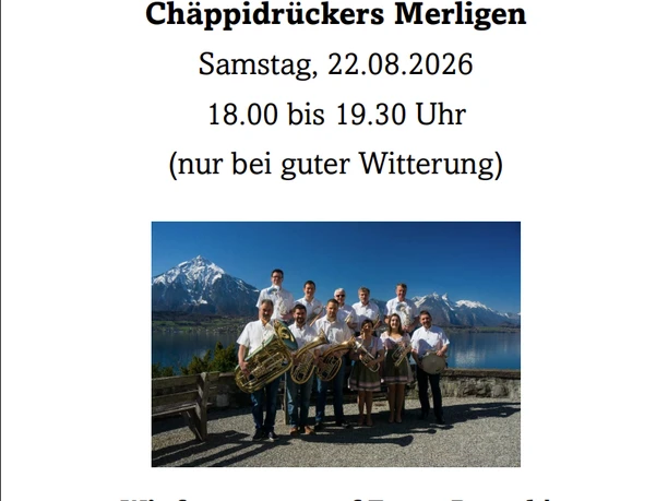 KonzertBedliGunten ChäppidrückersMerligen