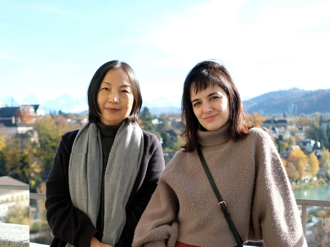 Hongyun He und Renata Laguardia