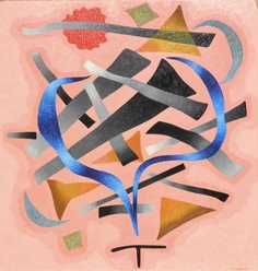 Bildnachweis: Otto Nebel, Aufgelockert (Ausschnitt), 1956, Öl auf Leinen, 53.5 x 52 cm, Otto Nebel-Stiftung