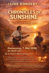 Live Konzert am See mit Sonnenuntergang