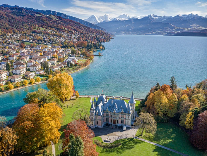 Schloss Schadau v. oben@fotografiefokusthun christophgerber