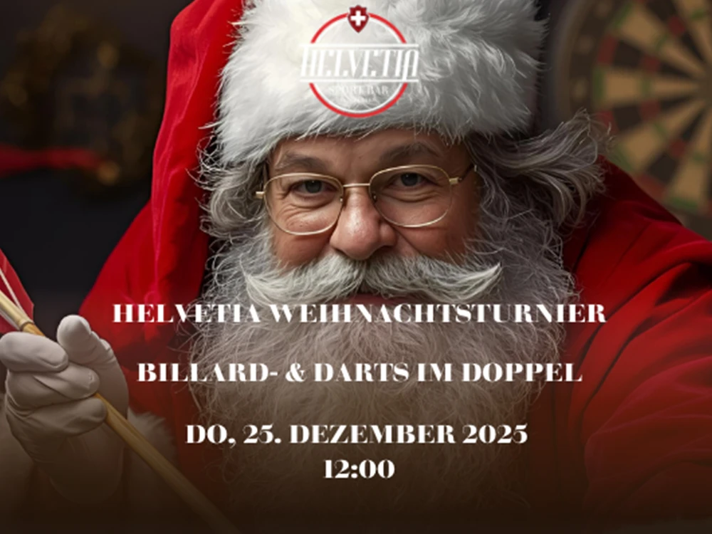 Helvetia Billard & Dartsturnier im Doppel