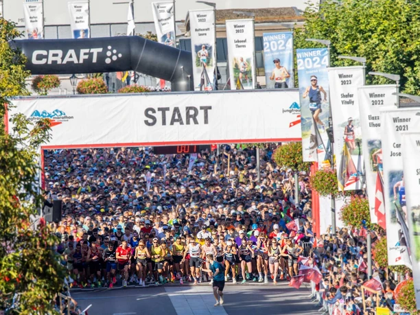 Jungfrau-Marathon Start