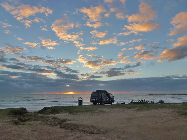 Sonnenaufgang in Uruguay