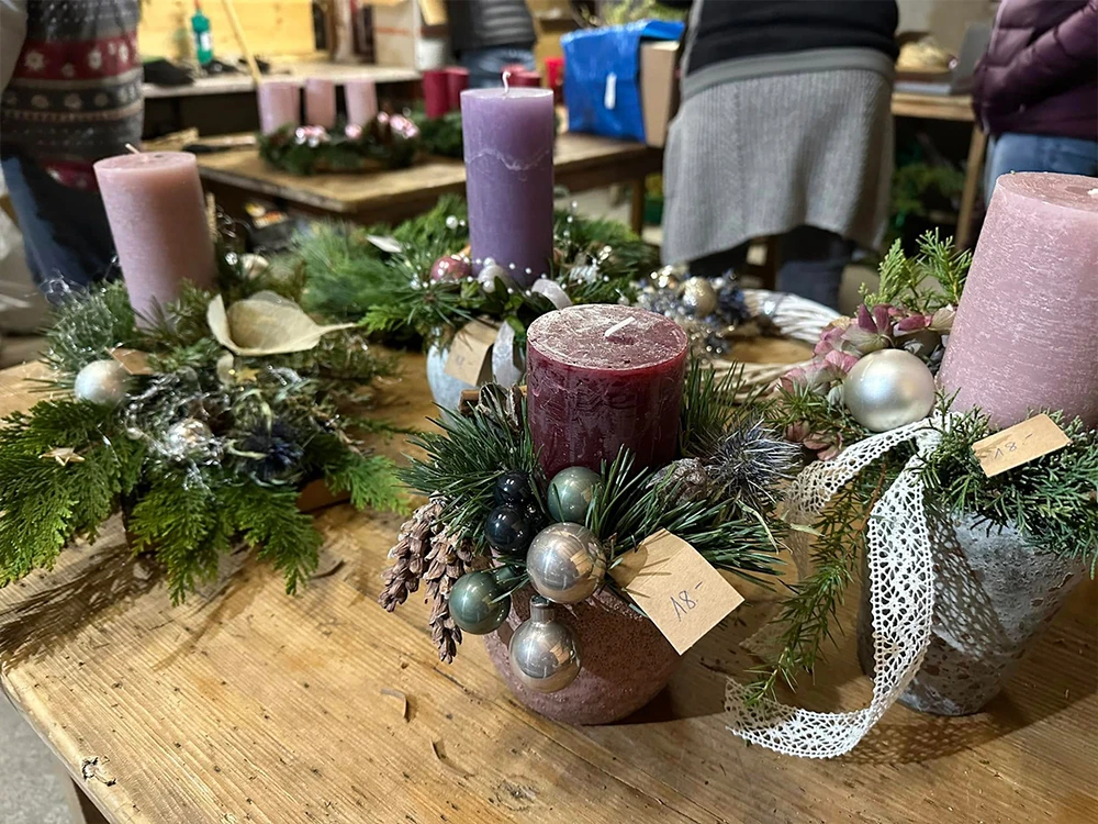 Kranzverkauf Frauenverein Iseltwald