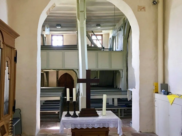 Kapelle Schönberg: Blick in den Kirchenraum