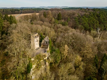 Namensgeberin der Wanderung: die Prümer Burg bei Prümzurlay