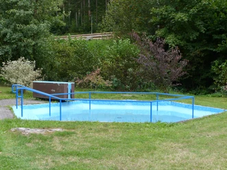 Die Wassertretstelle in Schwarzenberg