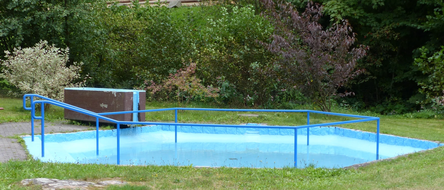 Die Wassertretstelle in Schwarzenberg