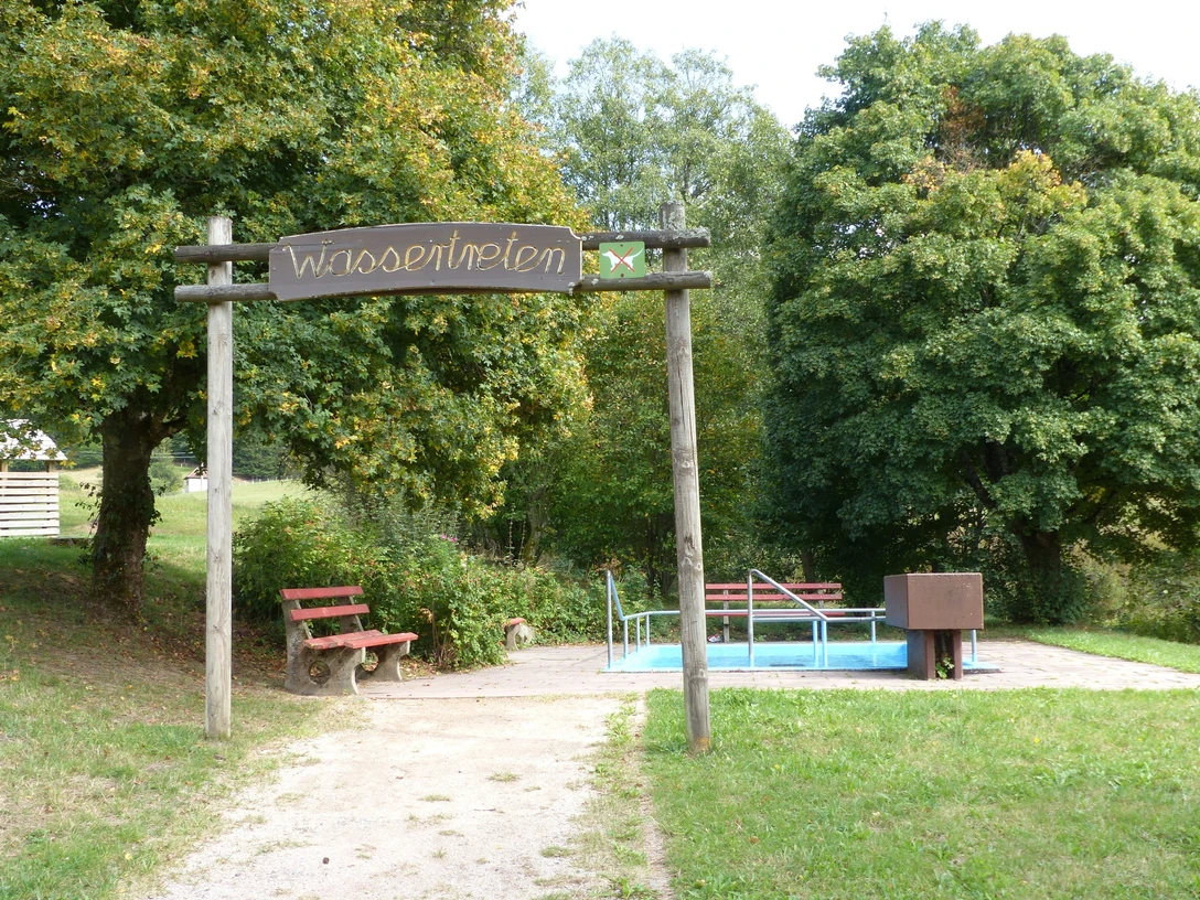 Die Wassertretstelle in Schönegründ