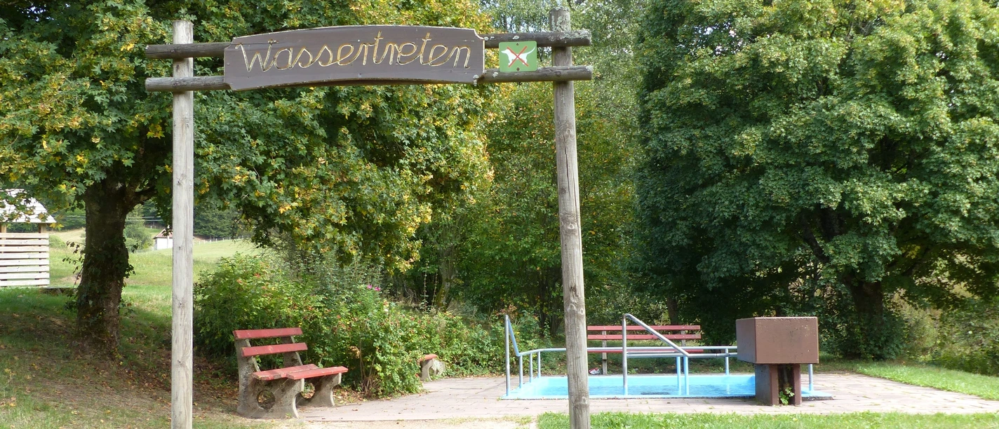 Die Wassertretstelle in Schönegründ