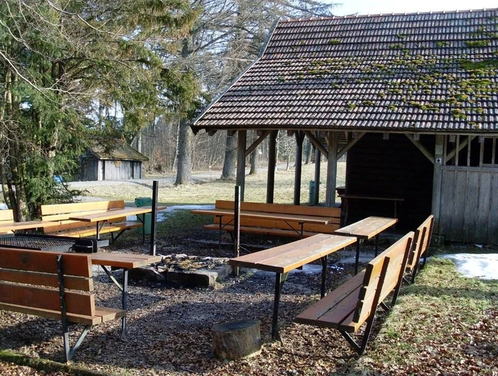 Der Grillplatz an der Arnoldhütte