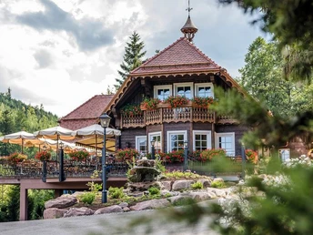 Außenansicht des Forellenhof in Baiersbronn-Buhlbach