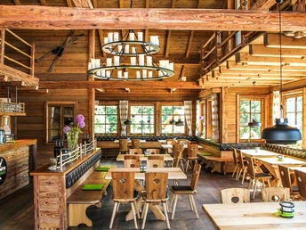 Innenansicht Berghütte Lauterbad