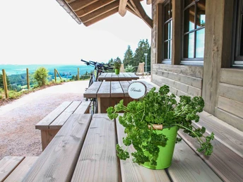 Panoramaterrasse Berghütte Lauterbad