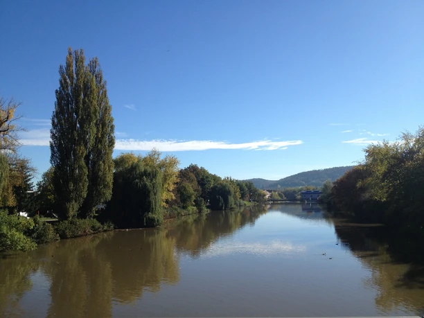 Rottenburg. Blick auf den Neckar