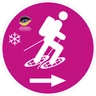 Wegekennzeichen Schneeschuhtour Wegekennzeichen Schneeschuhtour