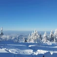 Winterlicher Ausblick von der Hornisgrinde