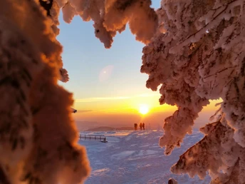 Traumhafter Sonnenuntergang auf der Hornisgrinde