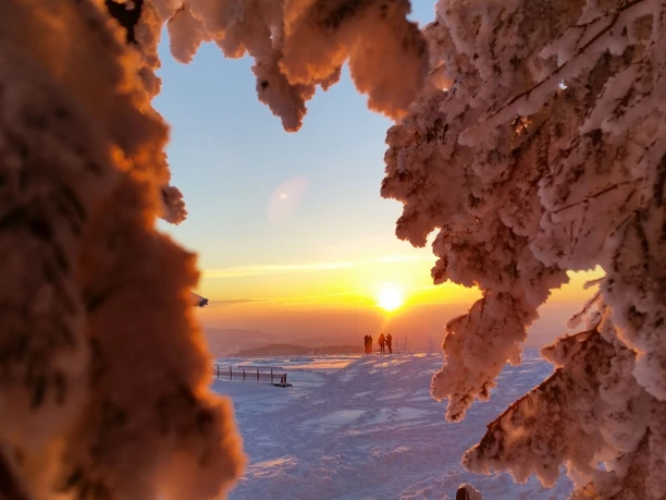 Traumhafter Sonnenuntergang auf der Hornisgrinde