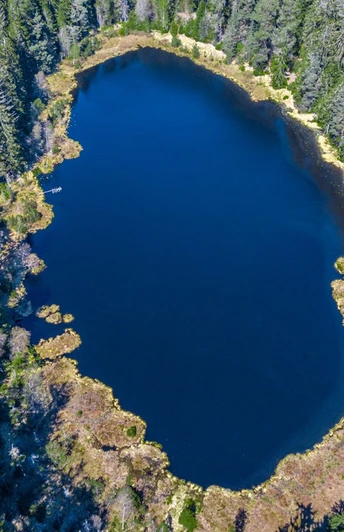 Herrenwieser See von oben