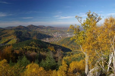 Blick vom Rockert auf Gernsbach