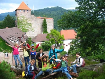 Aussichtsfelsen bei Schloss Eberstein