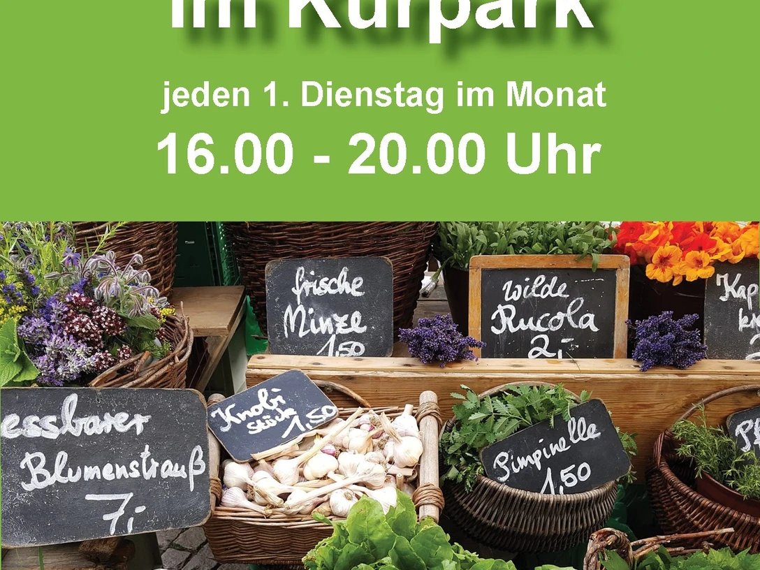 Markt ab VIER im Kurpark