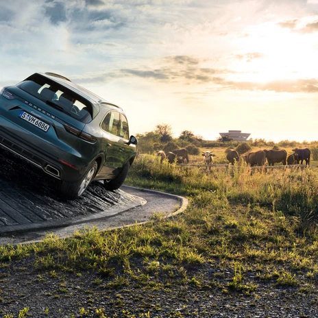 Akce pro terénní řidiče | PORSCHE WERK LEIPZIG | Místo konání akce a prostory v Lipsku