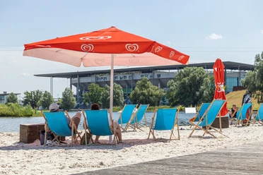Strand WakePark Anlage im Allerpark