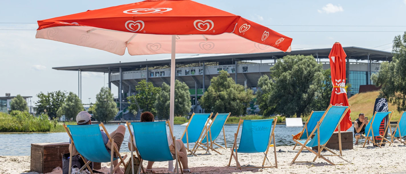 Strand WakePark Anlage im Allerpark