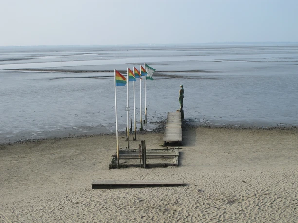 Die Jade vor dem Kurhausstrand