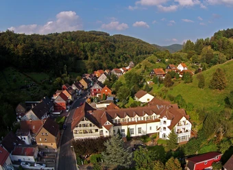 Hotel Sauerbrey in Osterode-Lerbach - Drohnenaufnahme Hotel Sauerbrey in Osterode-Lerbach - Drohnenaufnahme