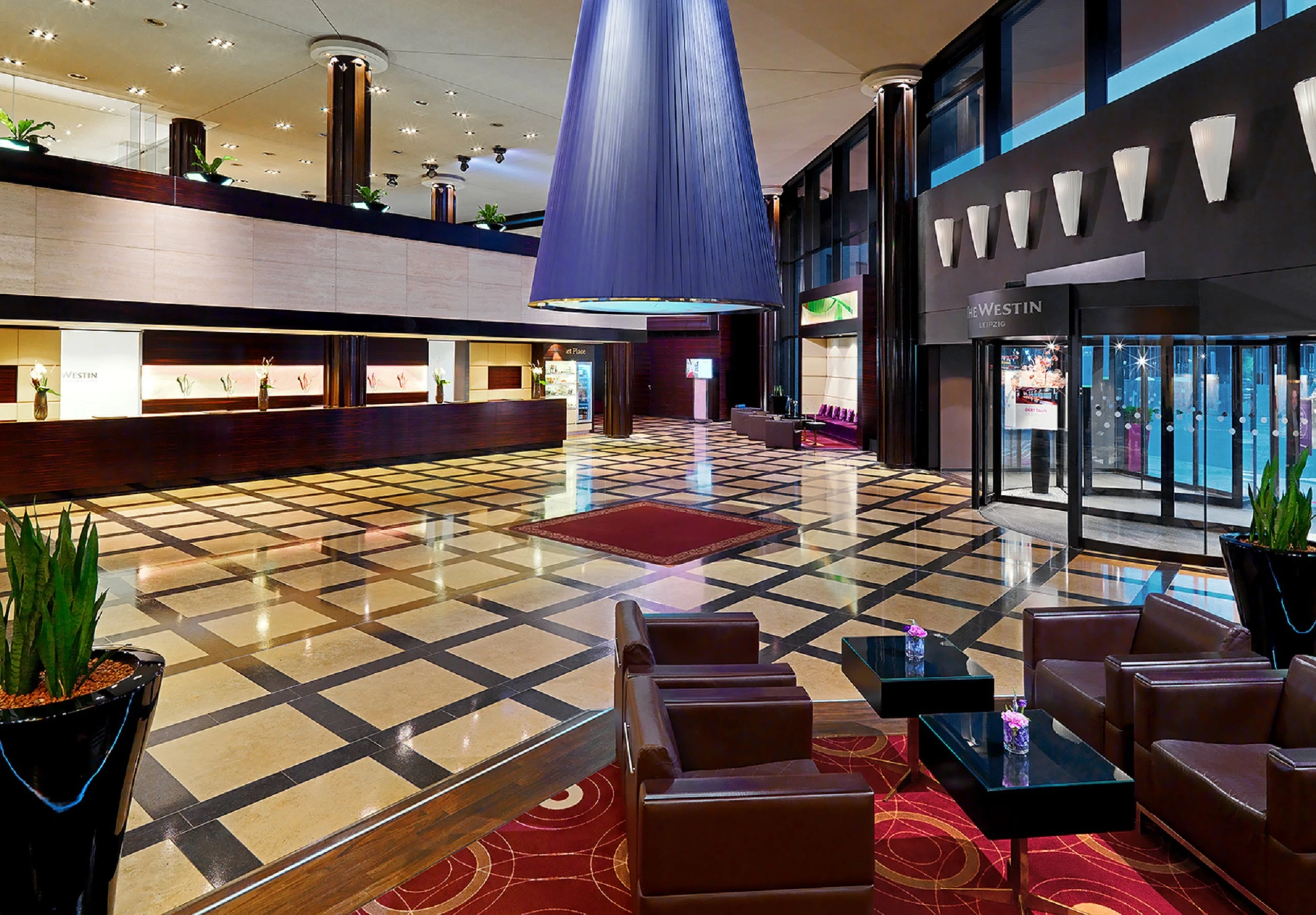 Lobby mit SHINTO Bar & Lounge im Tagungshotel The Westin Leipzig | Leipzig Convention Bureau