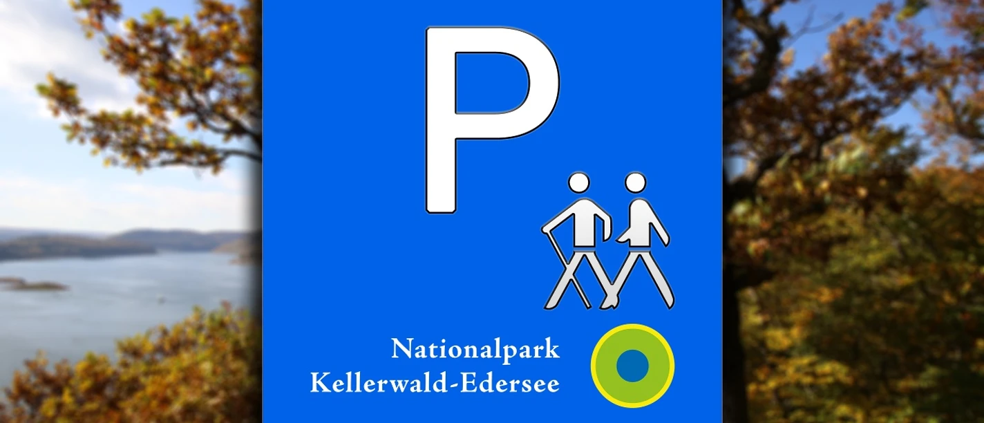 Wanderparkplatz Nationalpark Kellerwald-Edersee Logo