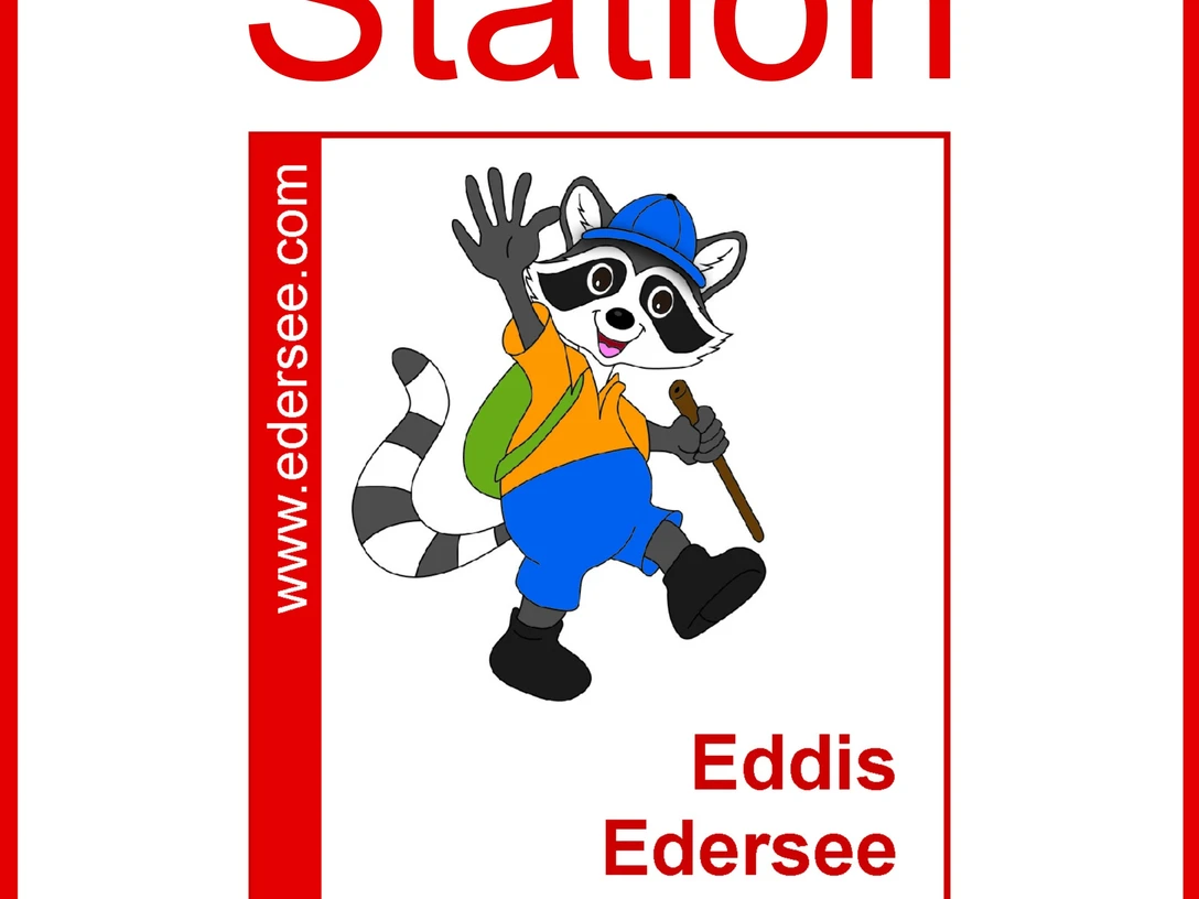 Stationspunkt am Familienwanderweg - Eddis Edersee Erlebnistour