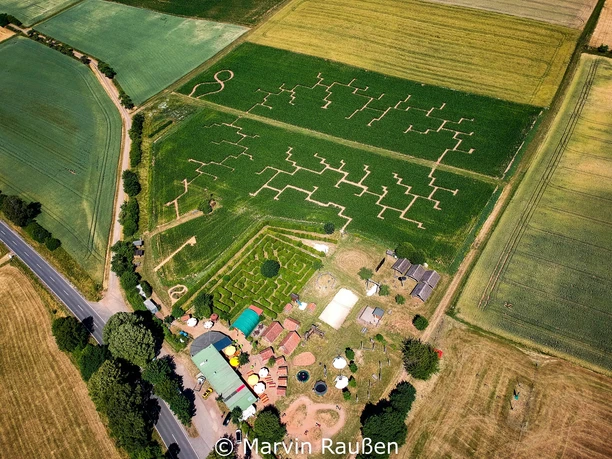 Maislabyrinth Edersee