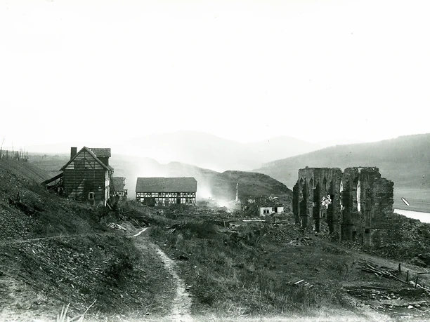 Alt-Berich kurz vor der Überflutung 1914