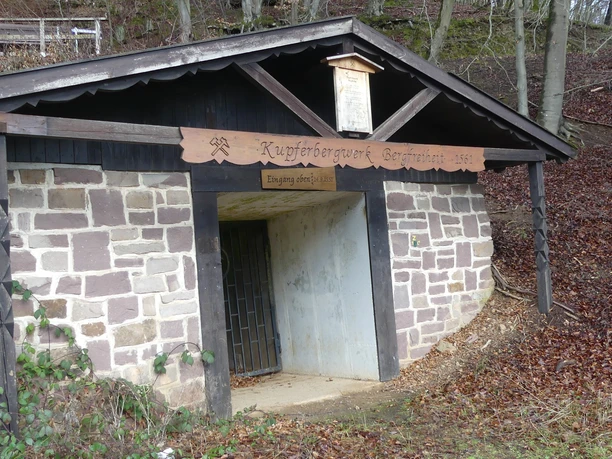 Eingang Besucherbergwerk Bergfreiheit
