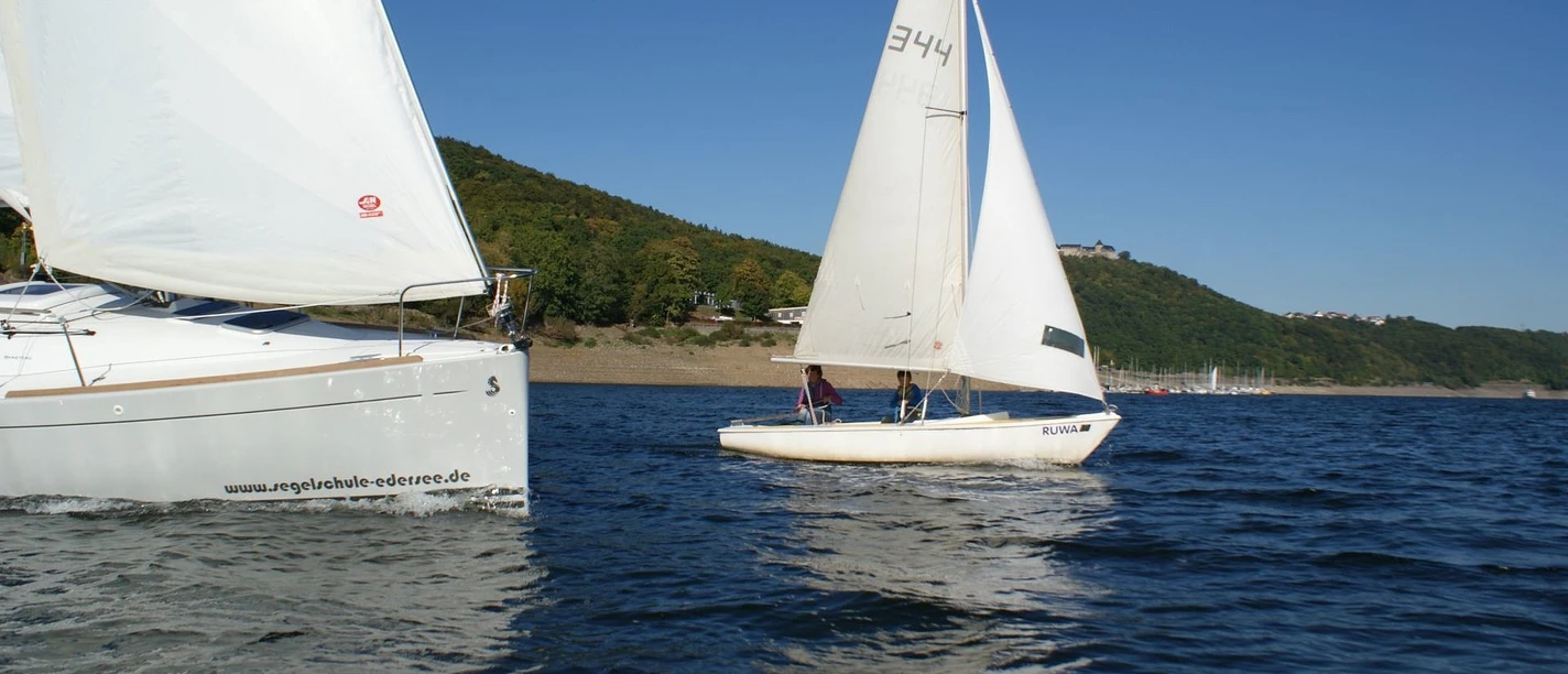 Segelboote Edersee