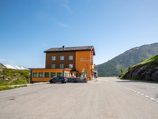 Parkplatz Simplon Blick