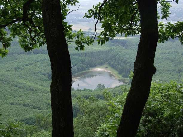 Krufter Waldsee von der Teufelskanzel